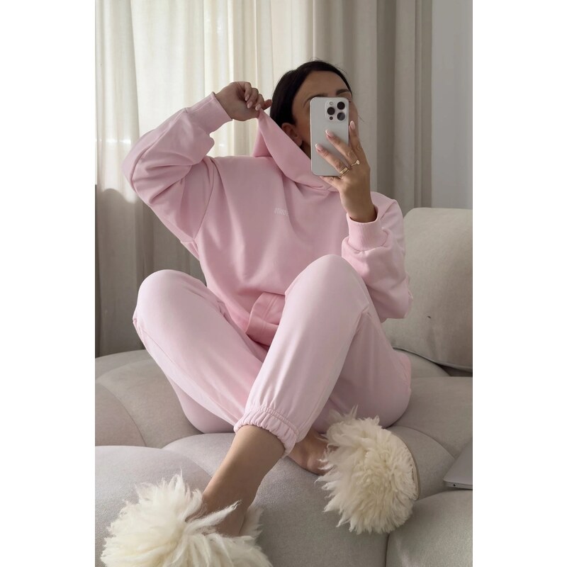 Mosquito Dámske tepláky Pure Pastel Pink ružové, Farba ružová 62867721