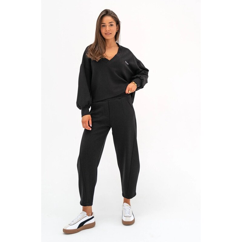 Mosquito Dámske tepláky soft Ollie Black čierne, Farba čierna 65263676