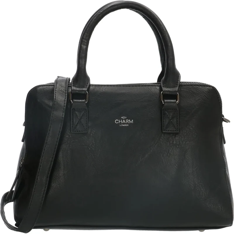 Charm London Čierna elegantná shopper kabelka „Chelsea“ 65263835
