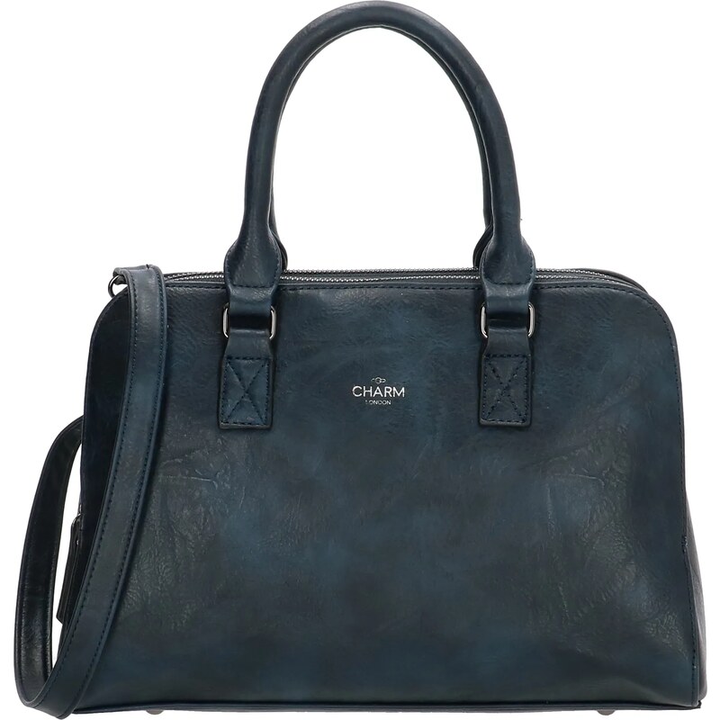 Charm London Tmavomodrá elegantná shopper kabelka „Chelsea“ 65263857