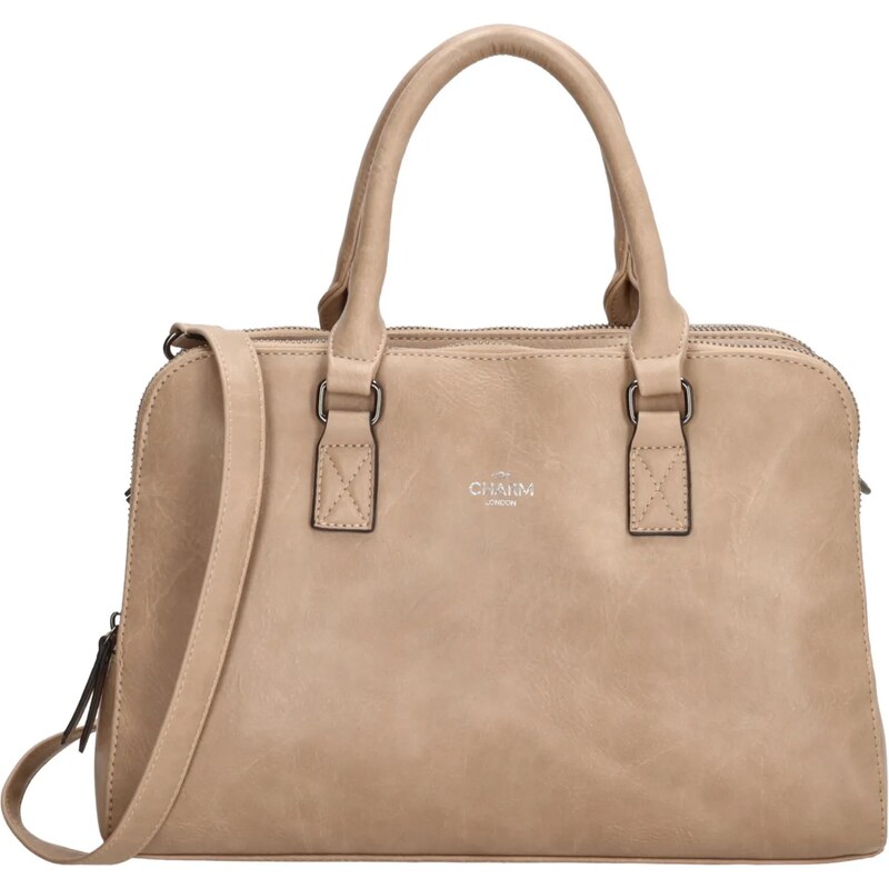 Charm London Béžová elegantná shopper kabelka „Chelsea“ 65263859