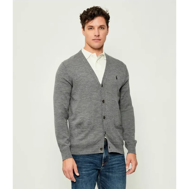 POLO RALPH LAUREN Vlnený kardigán | Slim Fit 65263376