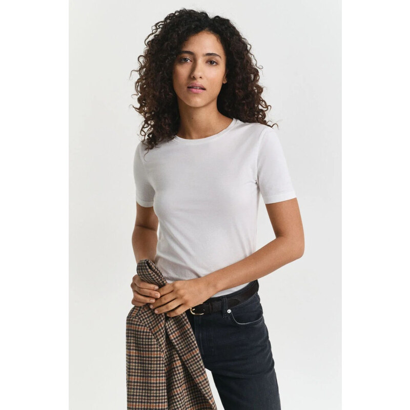 TRIČKO GANT LIGHT COTTON SS T-SHIRT WHITE 67313241