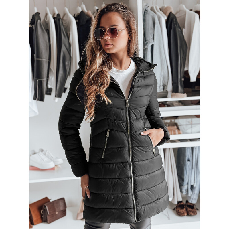 BASIC Čierna prešívaná bunda CLOUDY TY3980 47338377