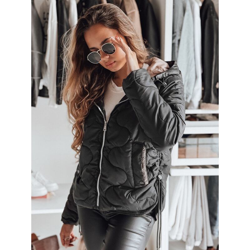 BASIC Čierna prešívaná bunda OLMOS TY4240 49925892