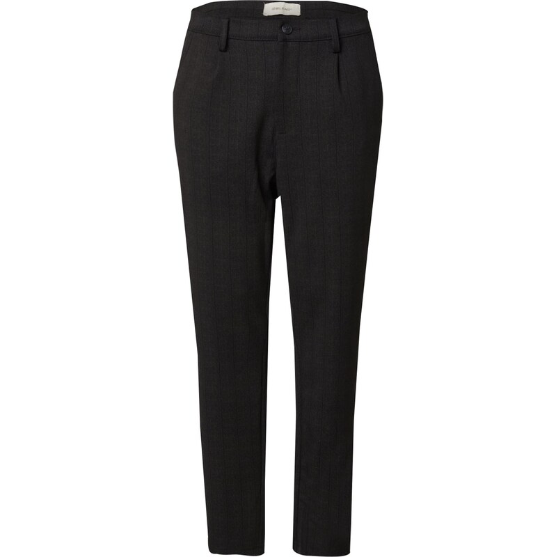 BLEND Chino nohavice BHMAXIM tmavohnedá / kaki / čierna 65323219