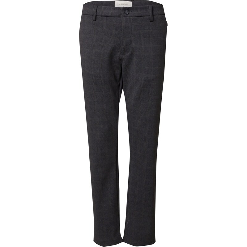 BLEND Chino nohavice BHMORGAN tmavohnedá / tmavosivá / čierna 65323220