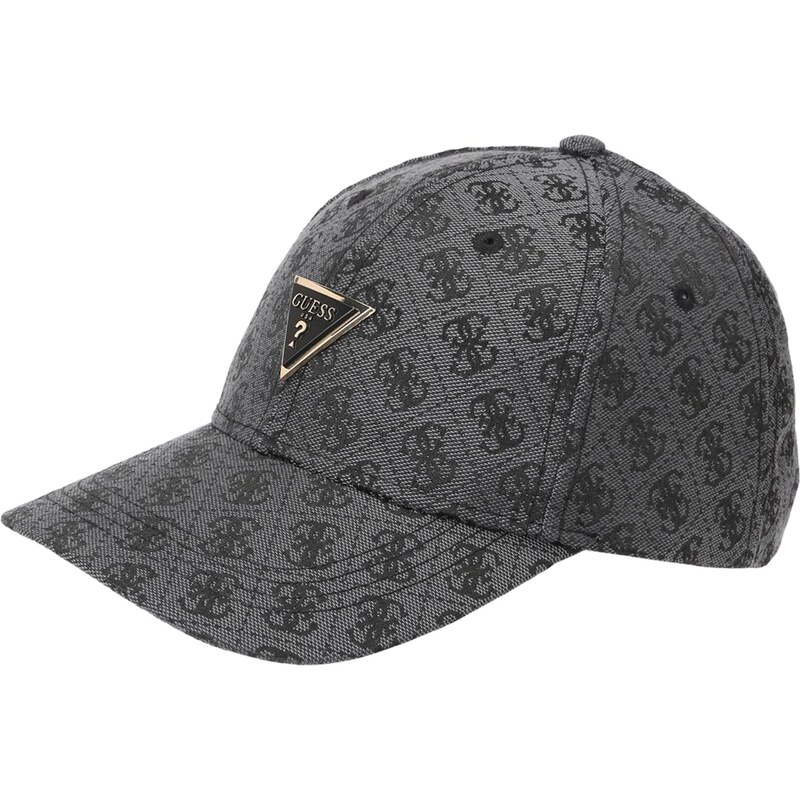 GUESS Čiapka KATYA BASEBALL CAP tmavosivá / čierna 65310810