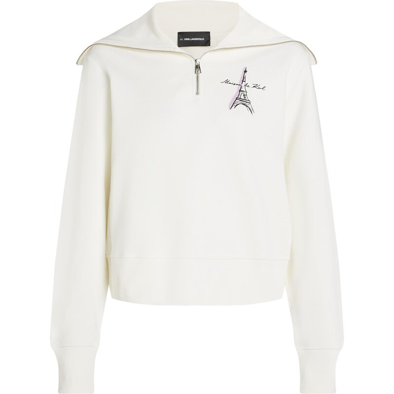 Karl Lagerfeld Mikina čierna / biela 65658311