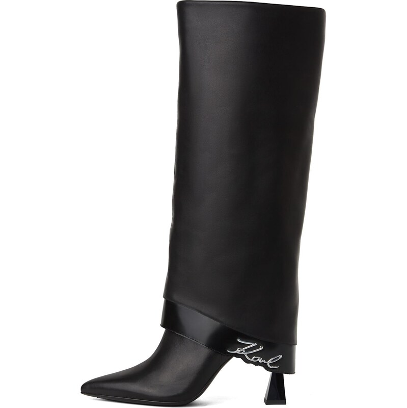 Karl Lagerfeld Čižmy Debutante čierna 65376809