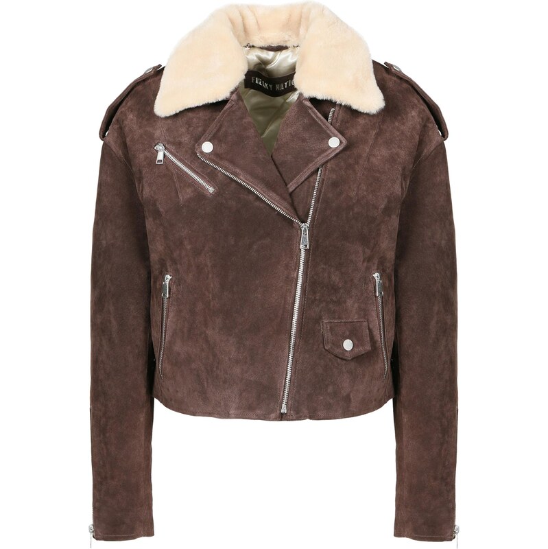 FREAKY NATION Prechodná bunda Maivi hnedá 65608854