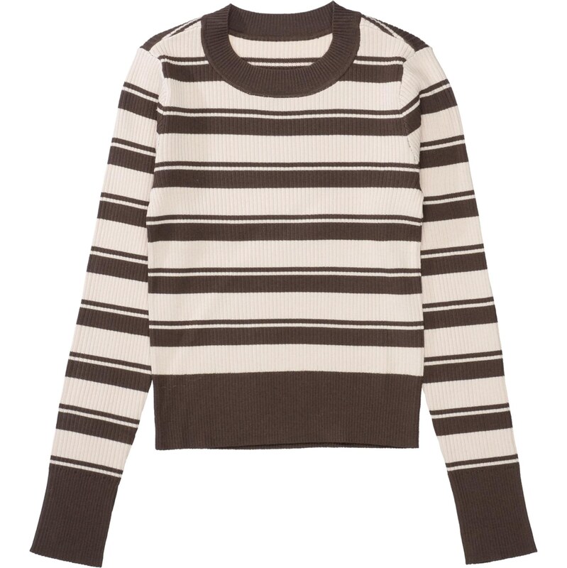 STACCATO Sveter krémová / čokoládová 65646347