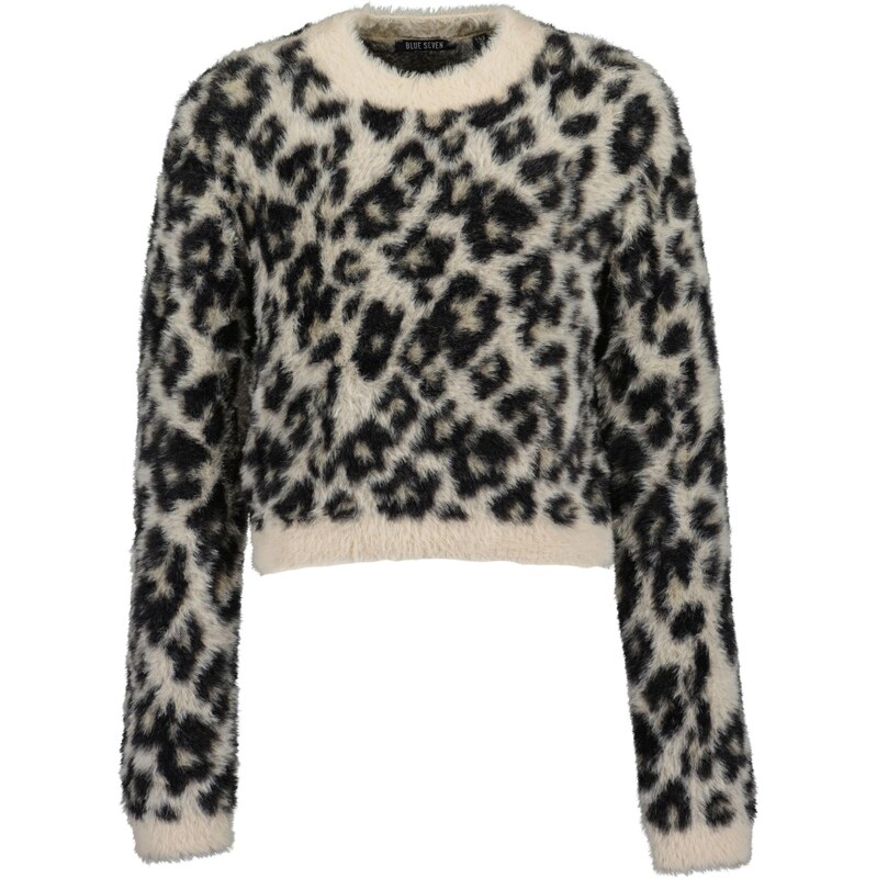 BLUE SEVEN Sveter tmelová / piesková / čierna 65878335