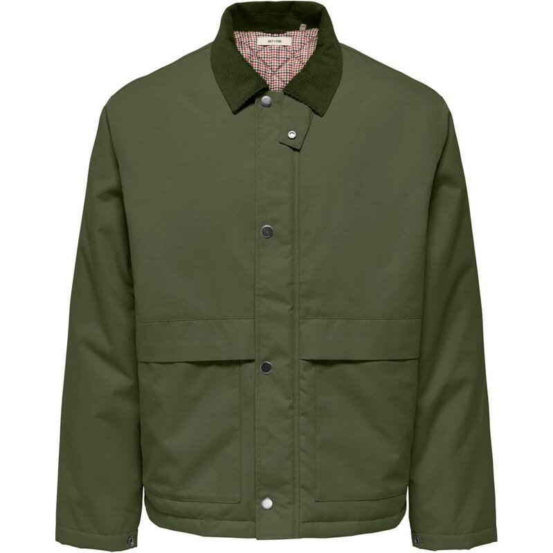 Only & Sons Prechodná bunda ONSKOSMO olivová 65861748