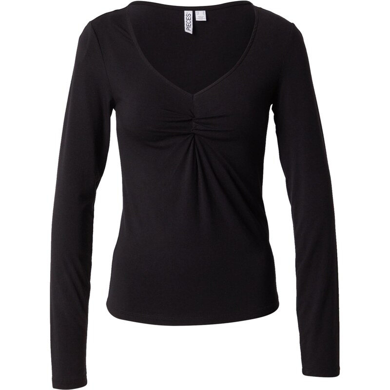 PIECES Tričko čierna 65663027