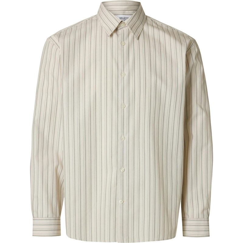 SELECTED Košeľa SLHBen nebielená / čierna / biela 65283705