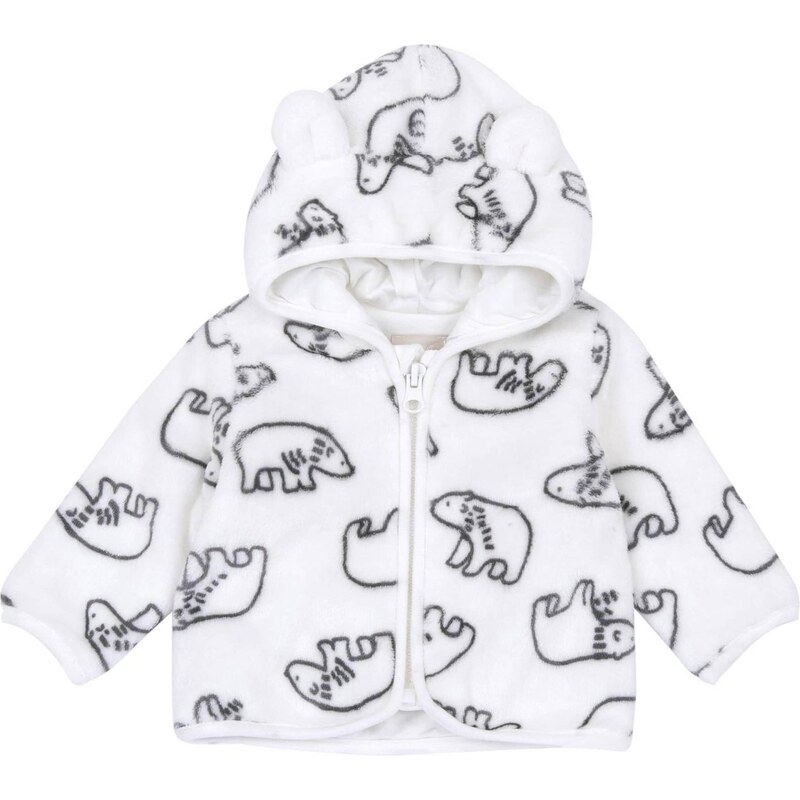 Chicco Tepláková bunda čierna / biela 65655760