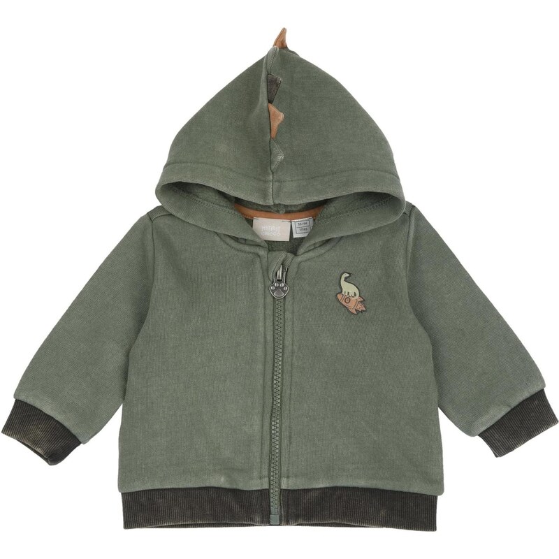 Chicco Tepláková bunda zelená melírovaná 65655776