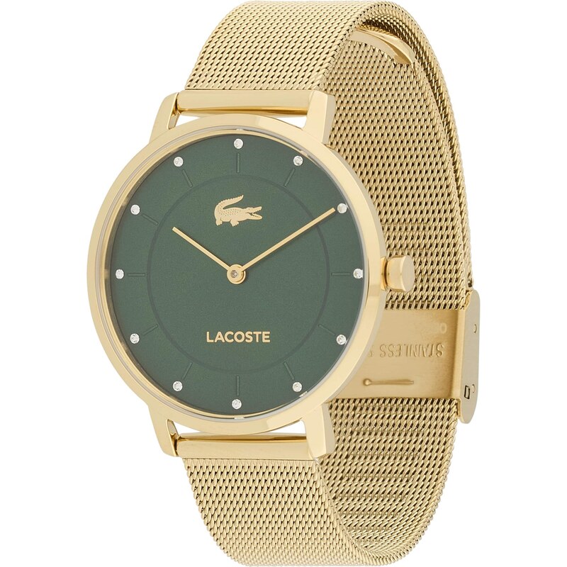 LACOSTE Analógové hodinky Crocorigin zlatá 65268055