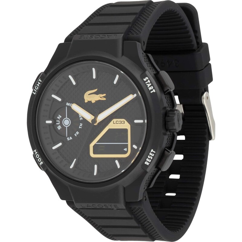 LACOSTE Analógové hodinky zlatá / čierna 65268063