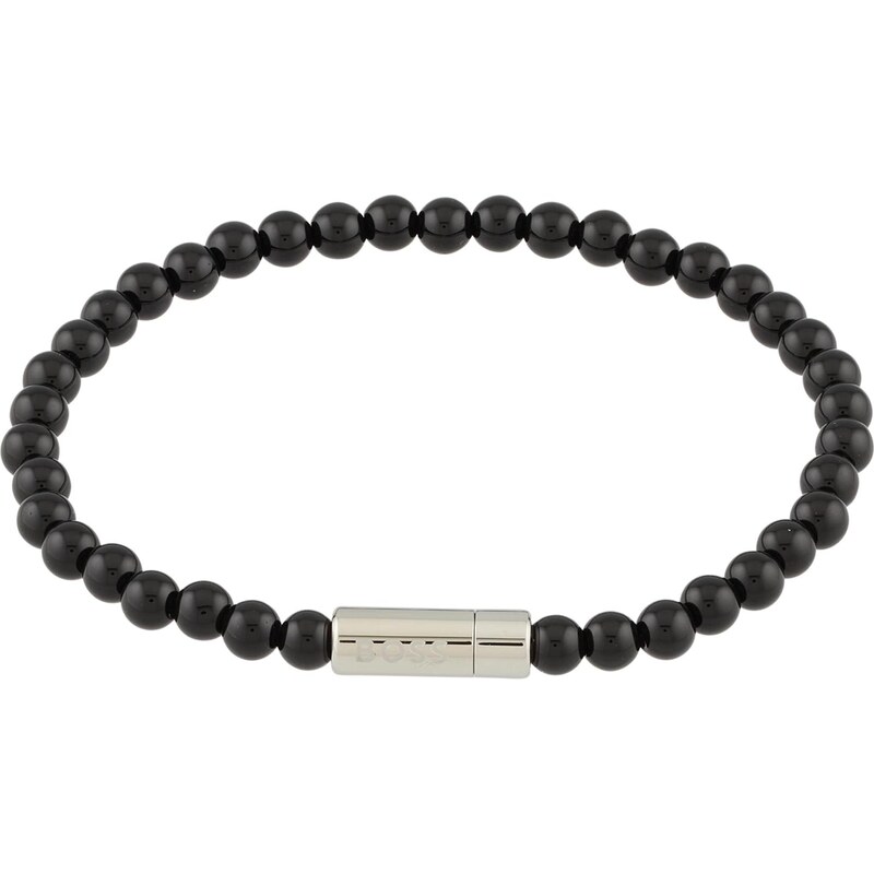 BOSS Náramok čierna / strieborná 65436526