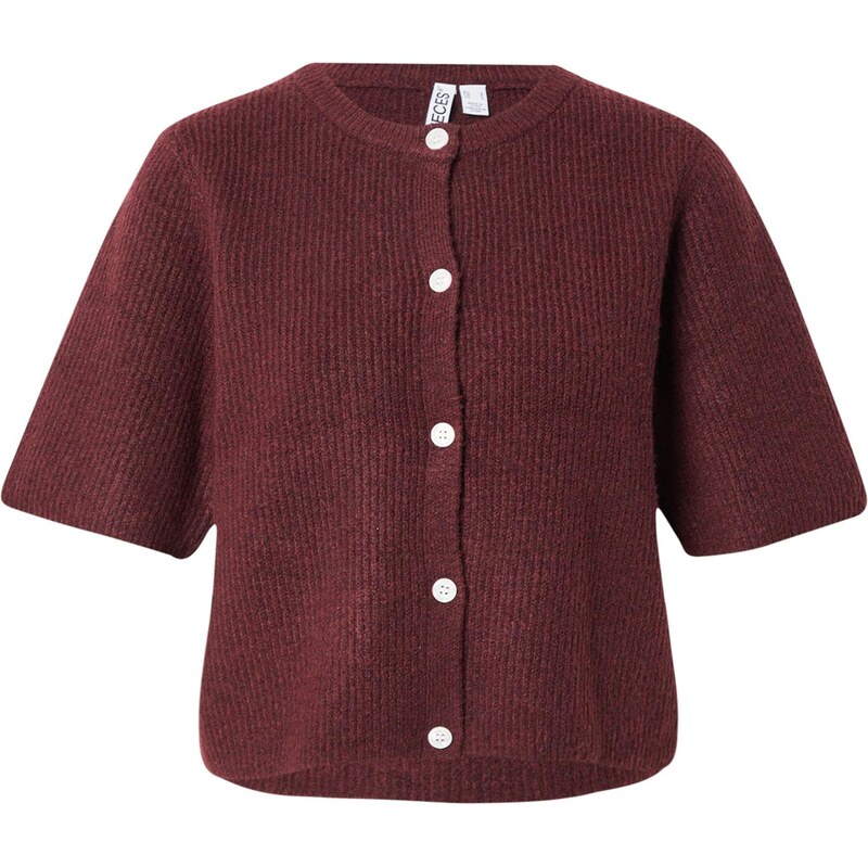 PIECES Kardigán PCSilly burgundská 65661431