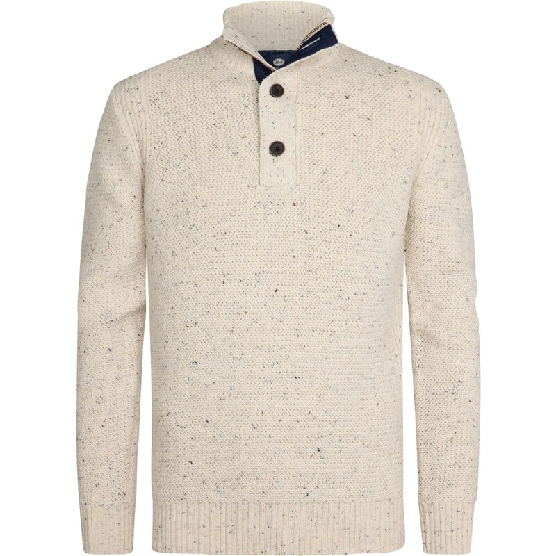 Petrol Industries Sveter Buffalo šedobiela 65889403