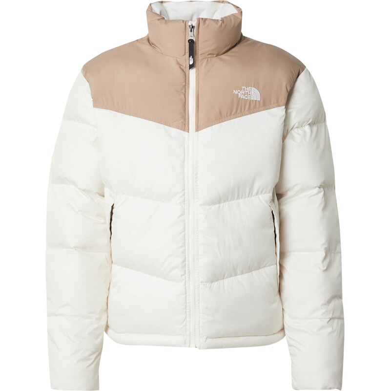 THE NORTH FACE Outdoorová bunda Saikuru tmavošedá / biela ako vlna 65844013