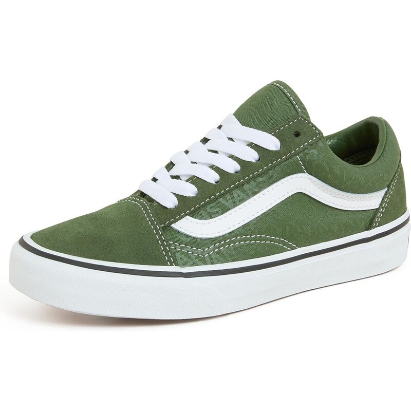 VANS Tenisky Old Skool tmavozelená / biela 66008098