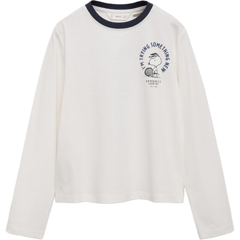 MANGO KIDS Tričko SYCONTRA opálová / čierna / šedobiela 65883043