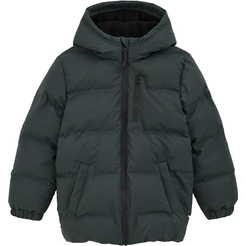 WE Fashion Zimná bunda tmavozelená 65883051