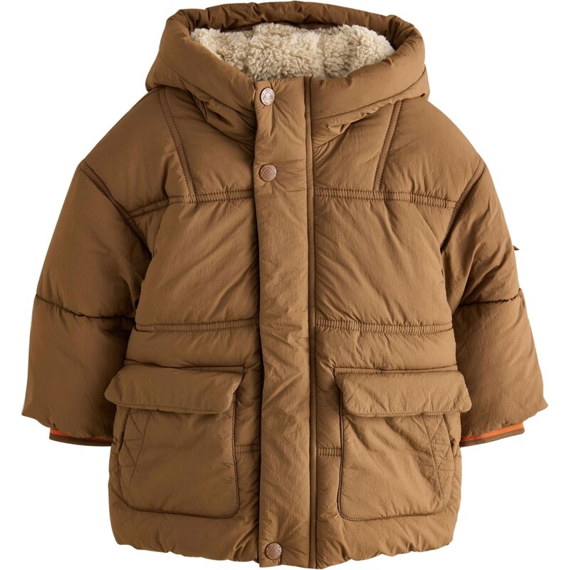 Next Kabát hnedá 65922197