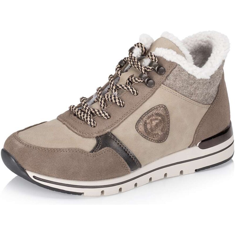 RIEKER Dámska členková obuv REMONTE R6774-65 béžová W5 65271346