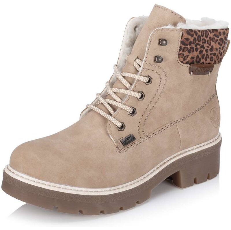 Dámska členková obuv RIEKER Y8118-60 béžová W5 65271348