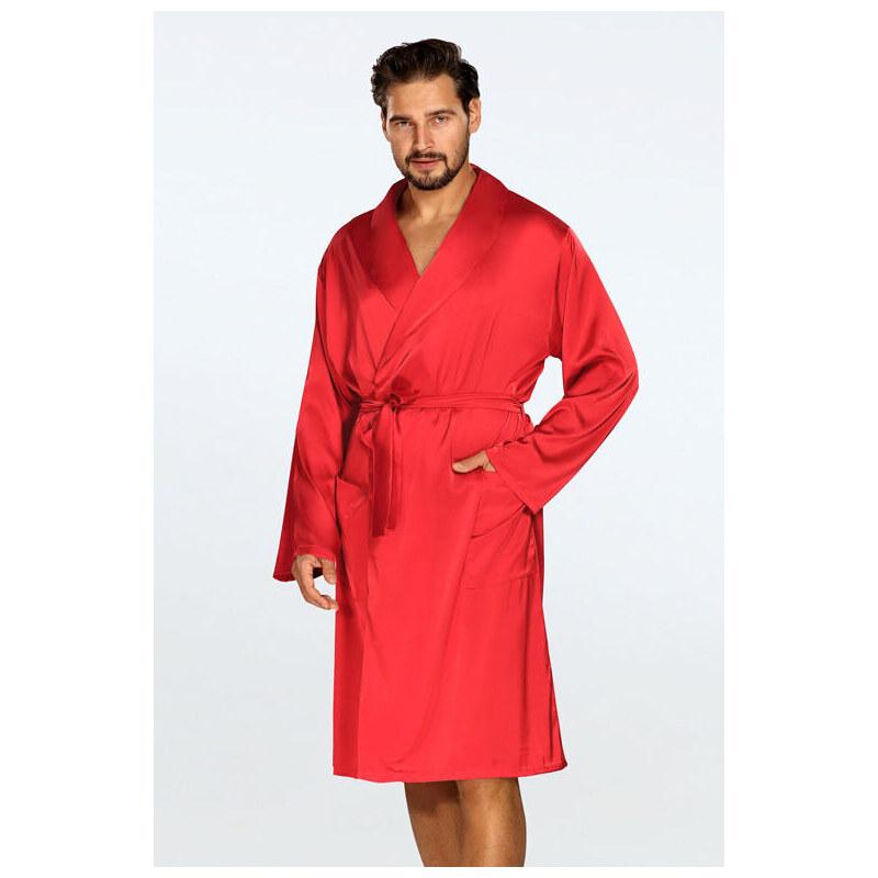 DKaren Pánsky saténový župan Lukas červený 65295949