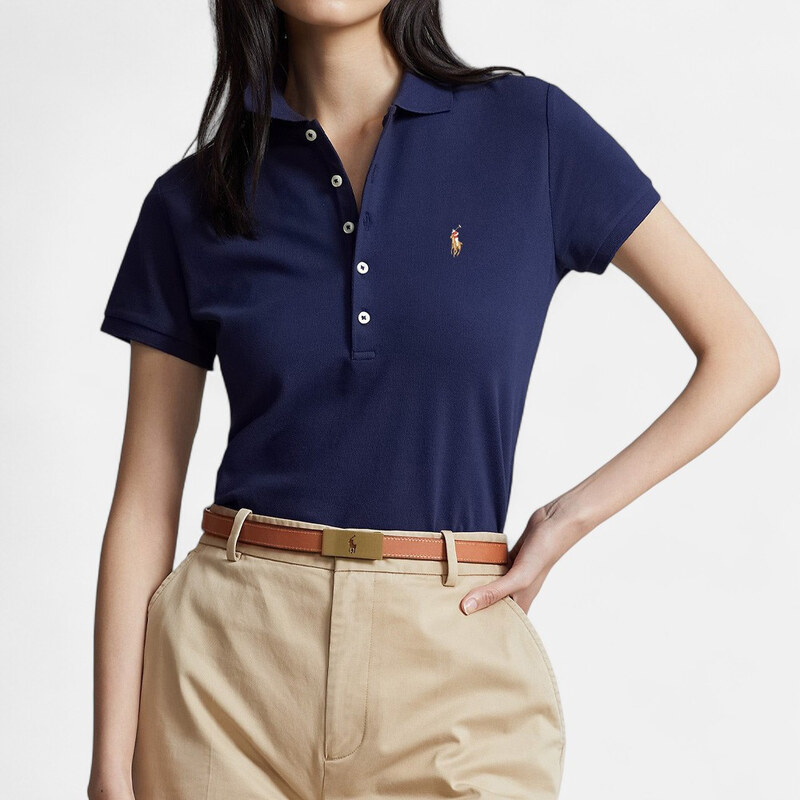 Tommy Hilfiger | Dámské modré polo triko Ralph Lauren 56354 65274640