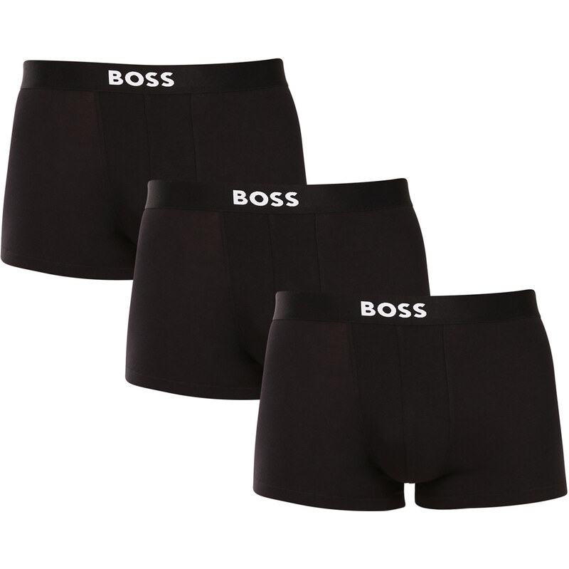 3PACK pánske boxerky BOSS čierne (50549832 979) 65273852