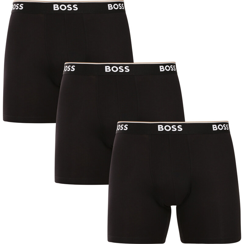 3PACK pánske boxerky BOSS čierne (50538142 001) 65273856