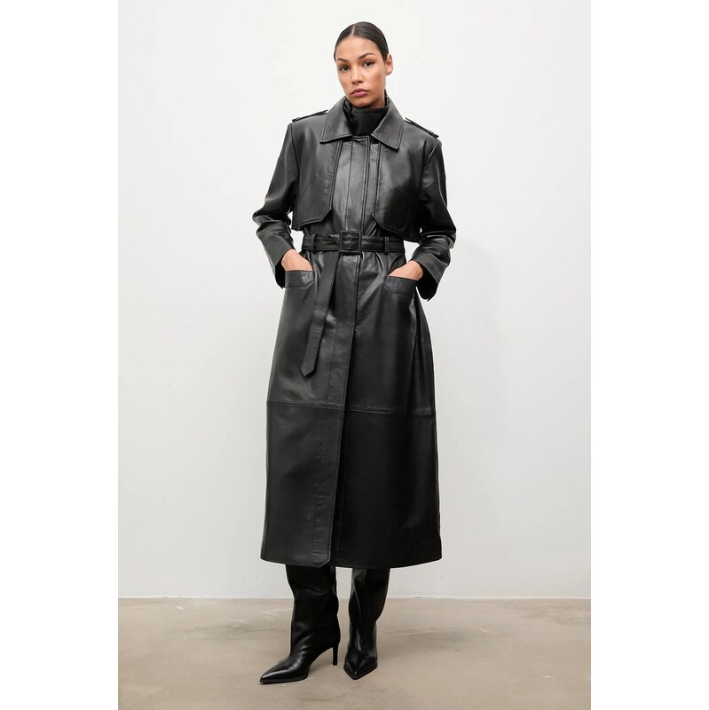 Kožený trenčkot Answear.LAB 65275025