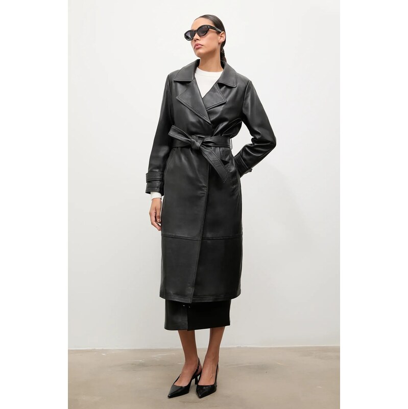 Kožený kabát Answear.LAB 65275071
