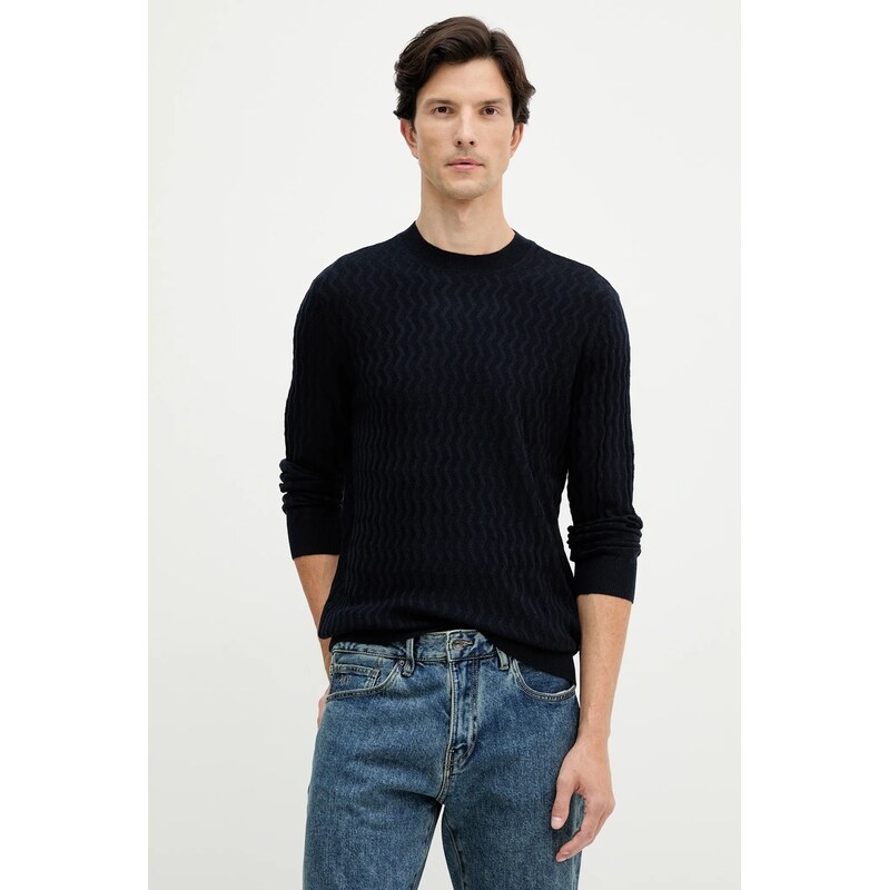 Sveter s prímesou vlny Armani Exchange 65275421