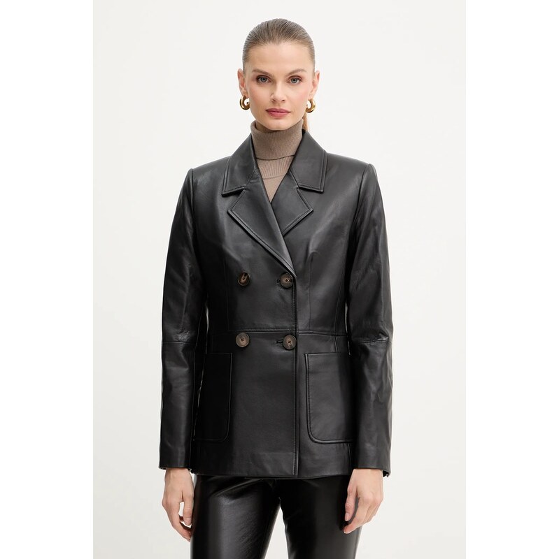 Kožené sako Luisa Spagnoli 65275534