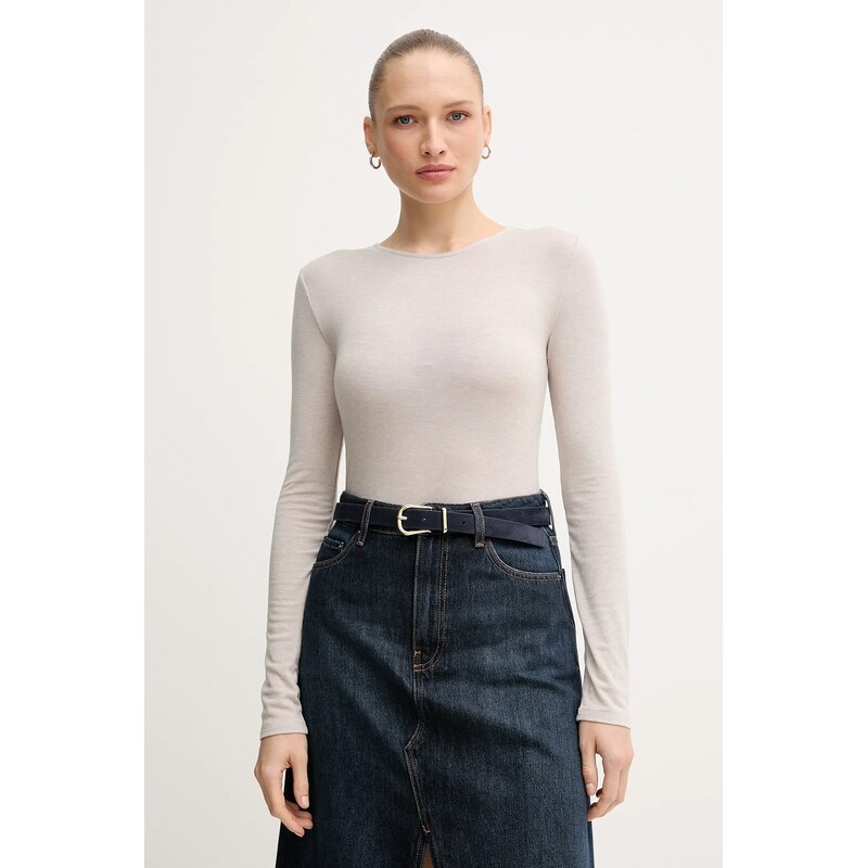 Tričko s dlhým rukávom s prímesou vlny Mos Mosh PETRI 66514157