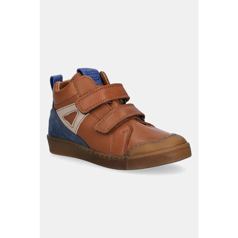 Detské kožené poltopánky Froddo ROSARIO HIGH-TOP 65294643