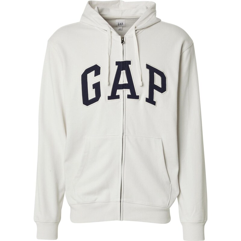 GAP Tepláková bunda HERITAGE námornícka modrá / biela 65253756