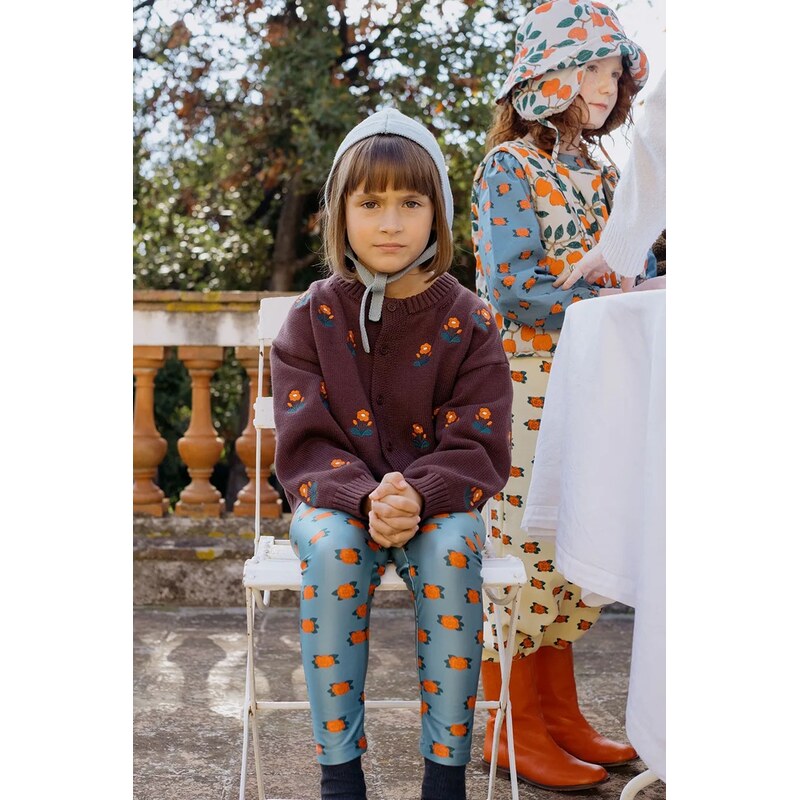 Detský sveter Tinycottons FLOWERS CARDIGAN 65278250