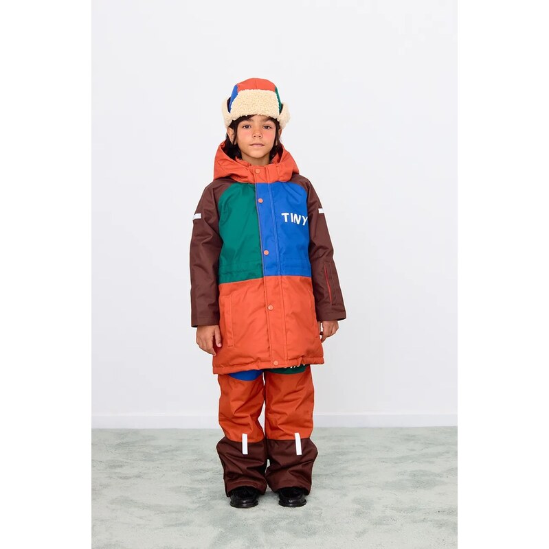 Detské lyžiarske nohavice Tinycottons COLOR BLOCK SNOW PANT 65278323