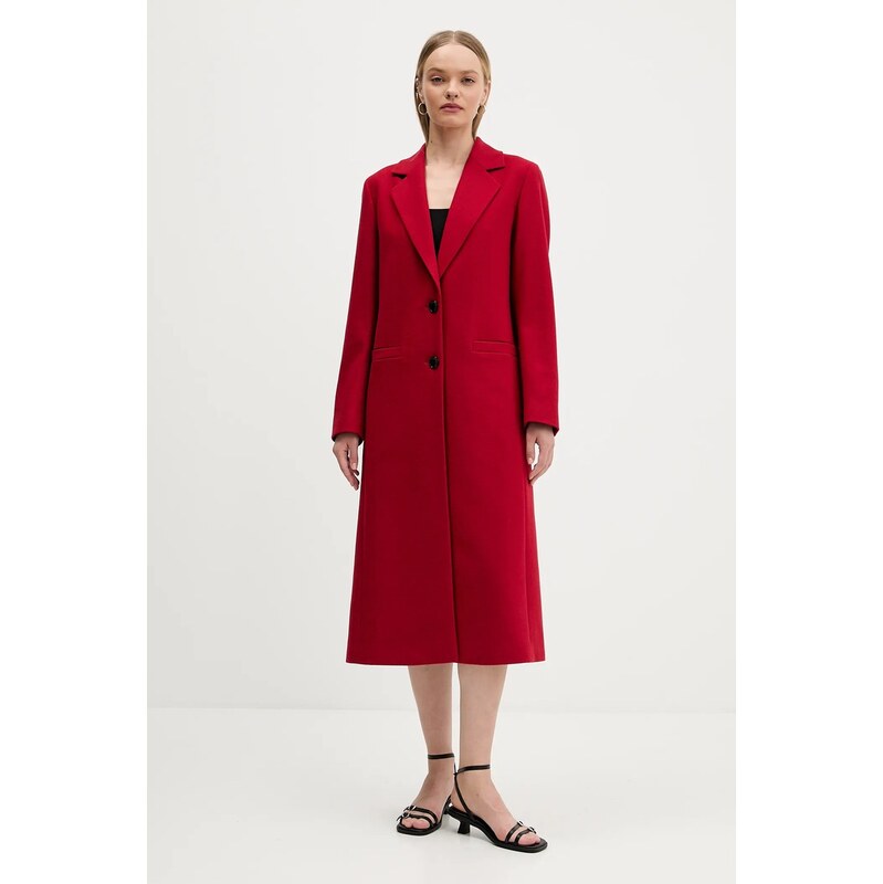 Vlnený kabát HUGO Mojeni 65278927