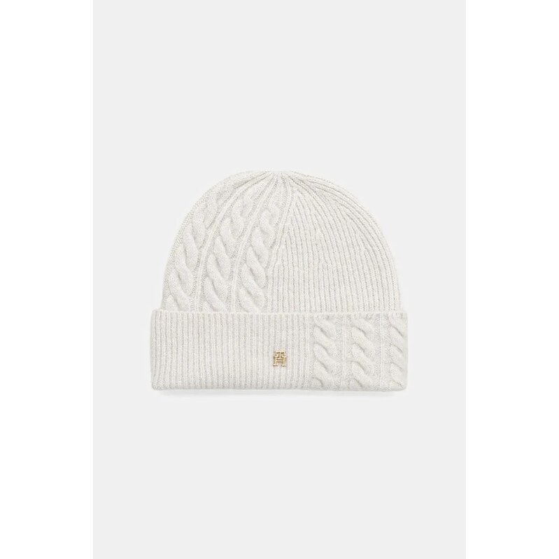 Čiapka s prímesou vlny Tommy Hilfiger 65278939