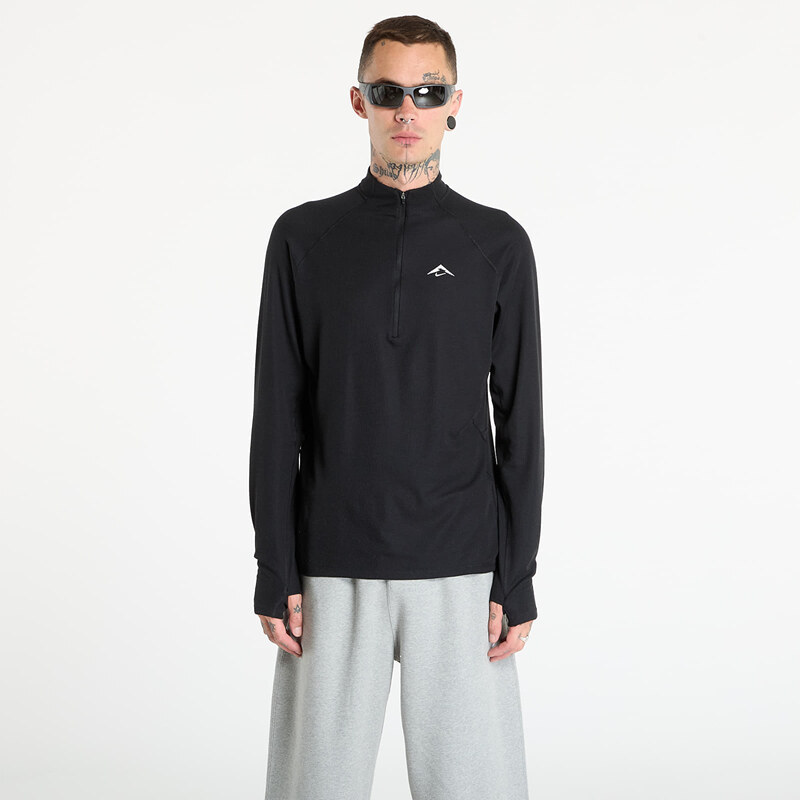 Tričko Nike Trail Mens Dri-FIT 1/2-Zip Mid Layer Top Black/ Summit 65285054